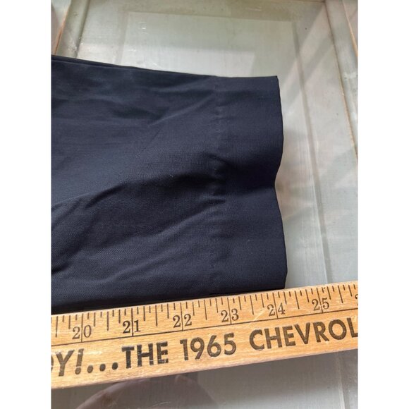 Everlane Pants Size 4 The Italian Go Weave Easy Pant Navy Blue 100% Wool Career - Picture 5 of 6